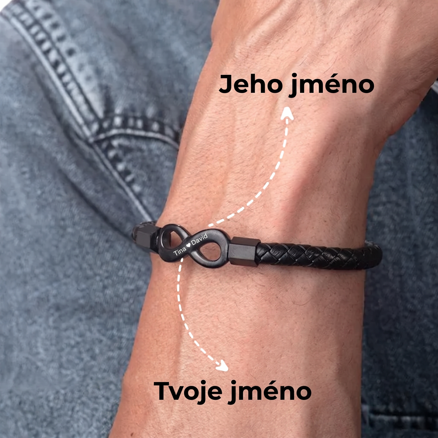 Personalizovaný náramek pro manžela